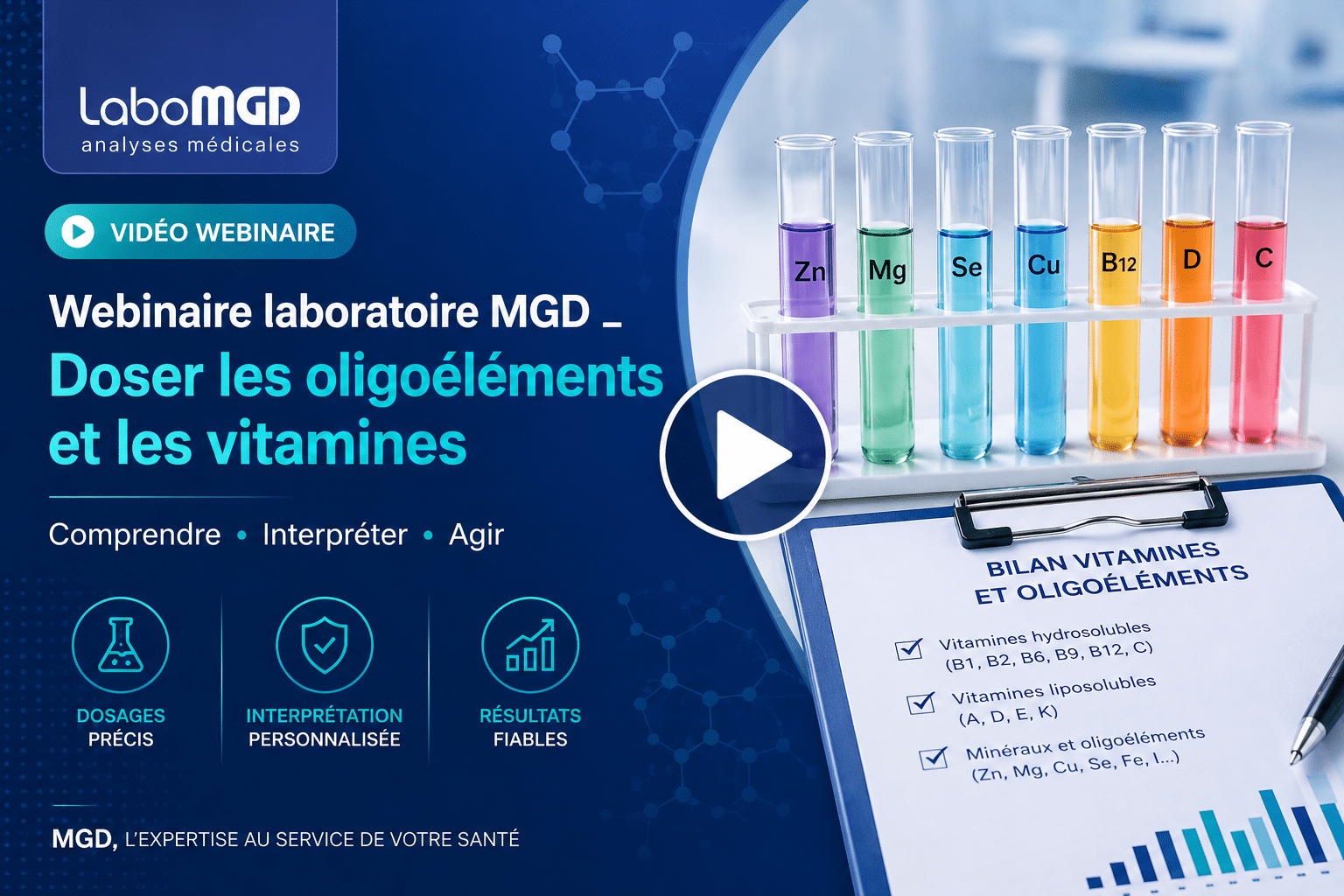 Webinaire laboratoire MGD _ Doser les oligoéléments et les vitamines.